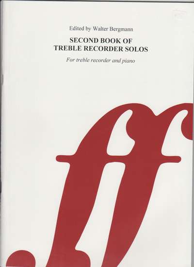 photo of Second Book of Treble Recorder Solos