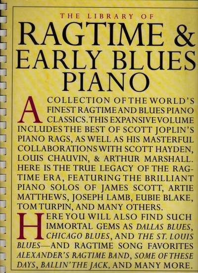 photo of Ragtine & Early Blues Piano