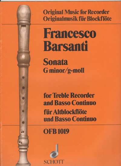 photo of Sonata, G minor, op. 1, No. 3