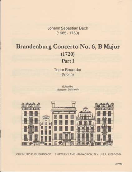 photo of Brandenburg Concerto No. 6. B Major, Part I