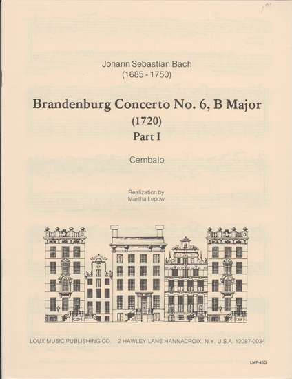 photo of Brandenburg Concerto No. 6. B Major, Part I