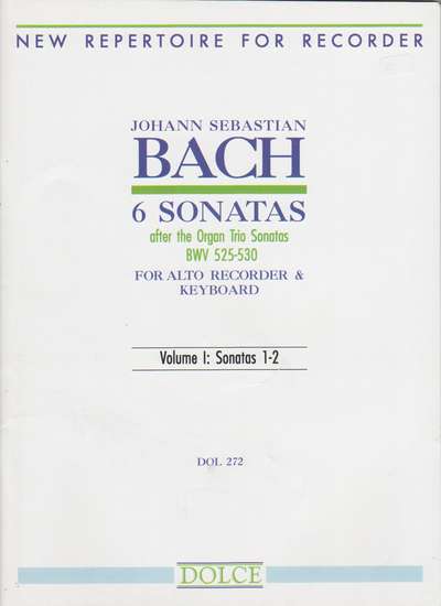 photo of 6 Sonatas after the Organ Trio Sonatas BWV 525-530, Vol. I: Sonatas 1-2