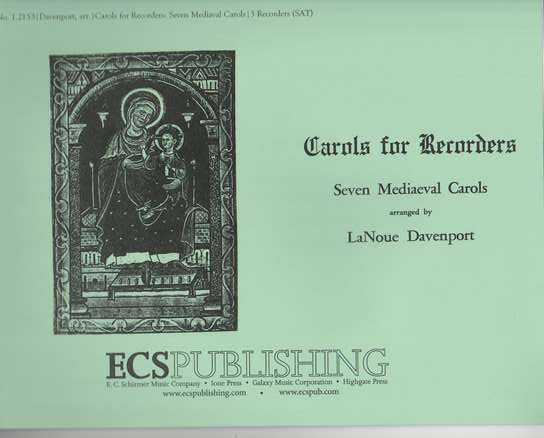 photo of Carols for Recorders, Seven Mediaeval Carols