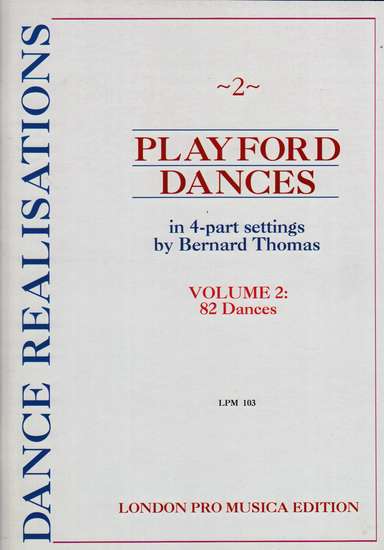photo of Playford Dances, Vol. 2, 82 Dances