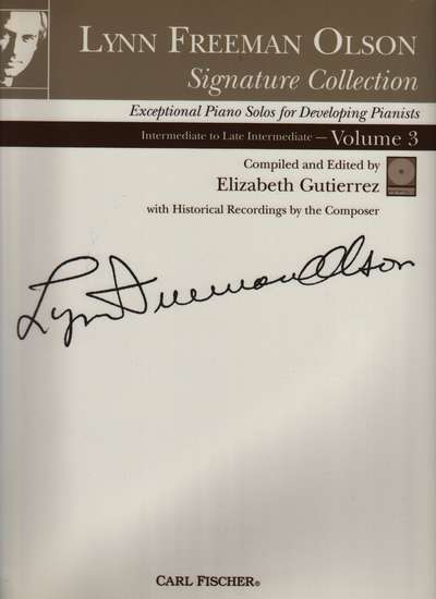 photo of Signature Collection, Piano Solos Vol. 3, Intermediate to Late Intermediate, CD