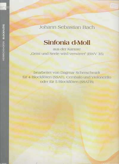 photo of Sinfonia d minor, BWV 35