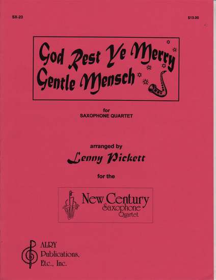 photo of God Rest Ye Merry Gentle Mensch, Saxophone Quartet