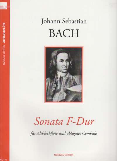 photo of Sonata F Major, for Alto and obligato Cembalo, BWV 1031
