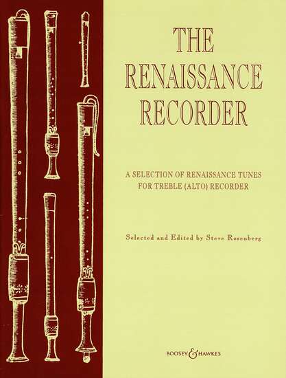 photo of The Renaissance Recorder, Selection of Tunes for the Alto