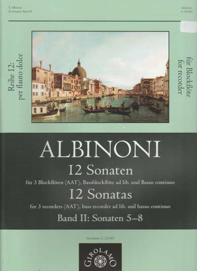 photo of 12 Sonaten, Band II: Sonatas 5-8
