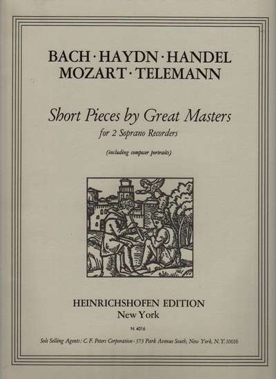 photo of Short Pieces by Great Masters; Bach, Haydn, Handel, Mozart, Telemann