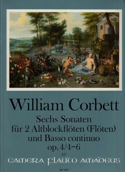 photo of Sechs Sonaten for 2 Altoblockfloten und Bc. Op. 4/4-6