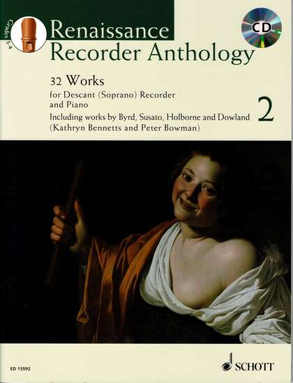 photo of Renaissance Recorder Anthology, Vol. 2, 32 Works, CD, Soprano