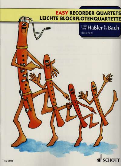 photo of Easy Recorder Quartets, from Hassler to Bach