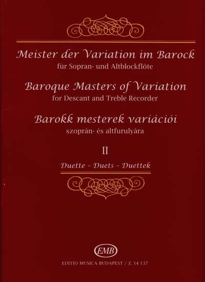photo of Baroque Masters of Variation, Duets, Purcell, Corrette, Vivaldi, 