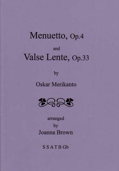 photo of Menuetto, Op. 4 and Valse Lente, Op. 33