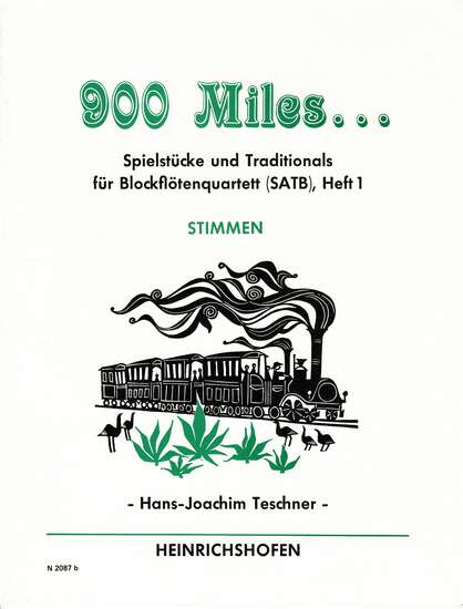photo of 900 Miles... traditional songs, Book 1, parts