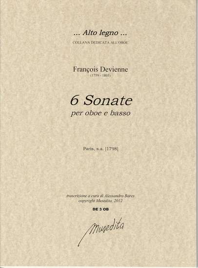 photo of 6 Sonate per oboe e basso