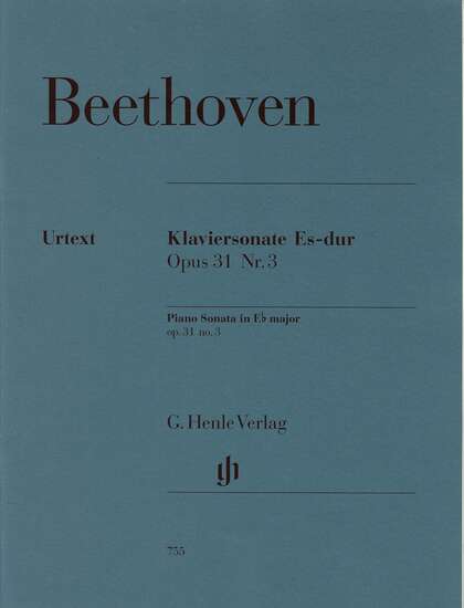 photo of Piano Sonata in E flat Major, Op. 31, No. 3, Urtext