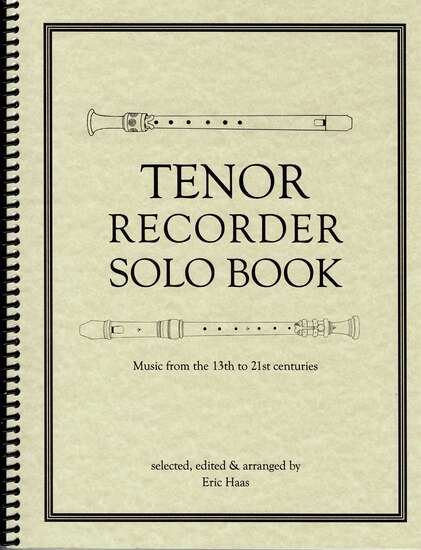 photo of Tenor Recorder Solo Book
