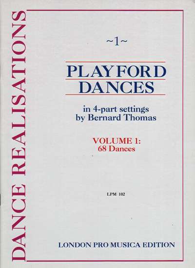 photo of Playford Dances, Vol. 1, 68 Dances