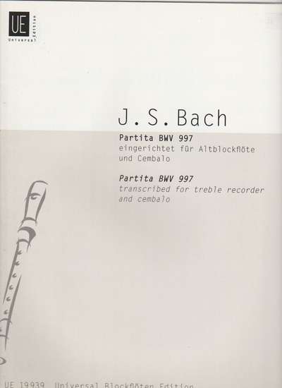 photo of Partita BWV 997