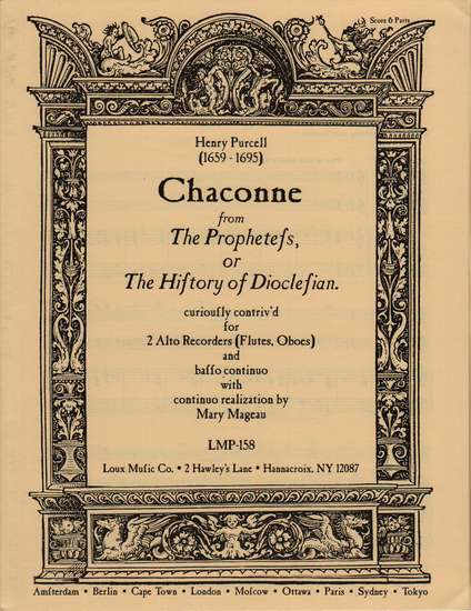 photo of Chaconne from The Prophetess