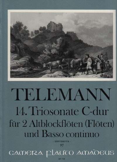 photo of Triosonata in C major, No. 14, TWV 42:CA1